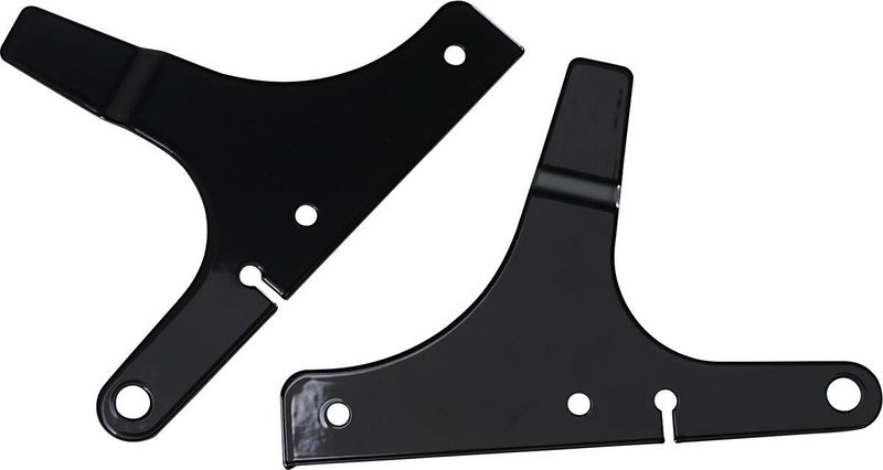 Sidoplattor sissybar fasta Cycle Visions svart FXSTD 00-07