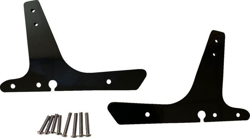 Sidoplattor sissybar Drag Specialties svart Sportster 04