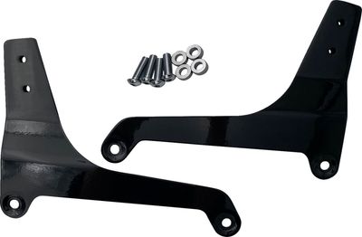 Sidoplattor sissybar Drag Specialties FLFB svart Softail 18-24