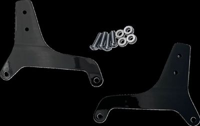 Sidoplattor sissybar Drag Specialties FXLR svart Softail 18-24