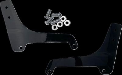 Sidoplattor sissybar Drag Specialties FXBB svart Softail 18-24