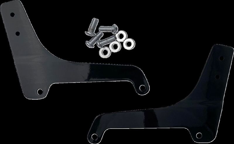 Sidoplattor sissybar Drag Specialties FXBB svart Softail 18-24