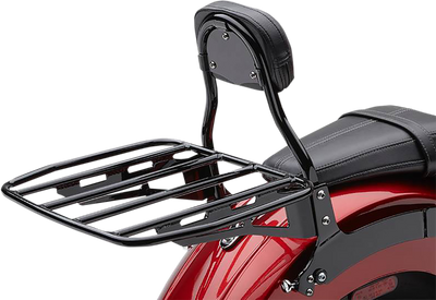 Pakethållare Cobra Detachable Backrest Softail 18-upp svart
