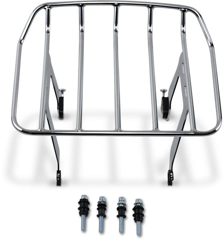 Pakethållare Cobra Ass Detachable krom Softail 18-upp