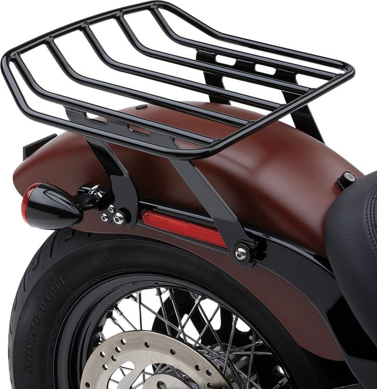 Pakethållare Cobra Ass Detachable Solo svart Softail 18-upp