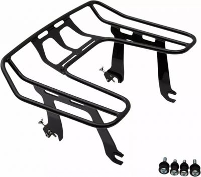 Pakethållare Cobra Ass Detachable Wrap Around Solo Fxlr svart Softail 18-upp
