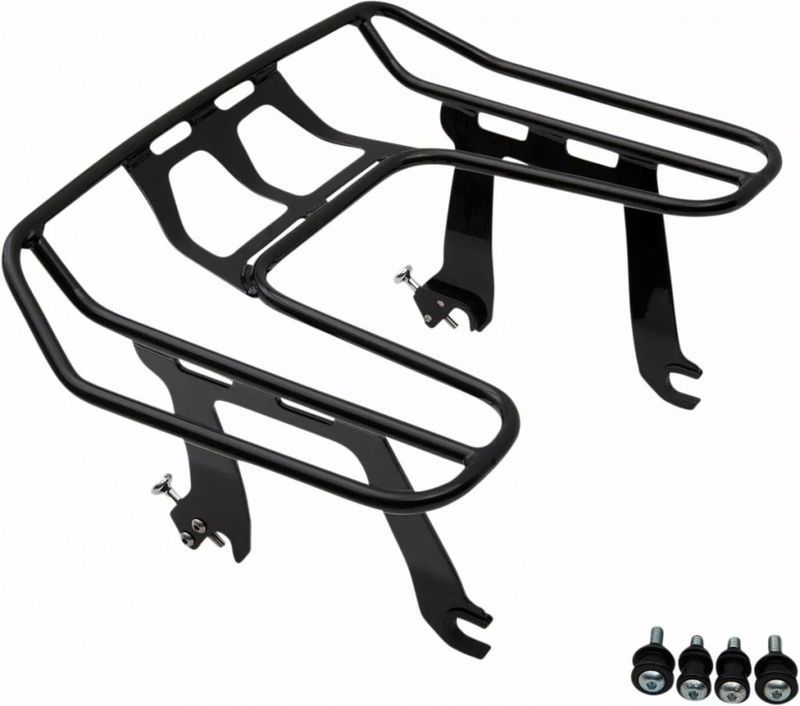 Pakethållare Cobra Ass Detachable Wrap Around Solo Fxlr svart Softail 18-upp