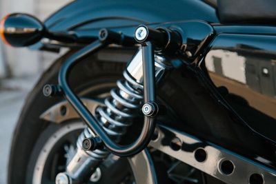 Sidohållare SW-Motech SLC svart vänster Sportster 04-22