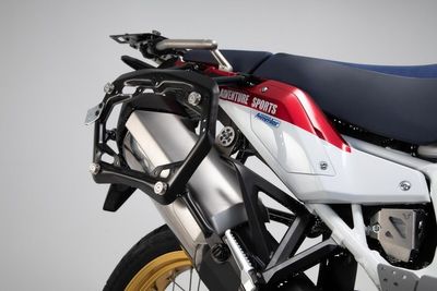 Sidohållare SW-Motech Africa Twin svart Honda 17-19
