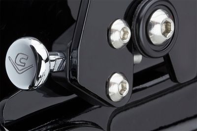 Pakethållare Cobra Ass Detachable Touring 09-upp matt blanksvart