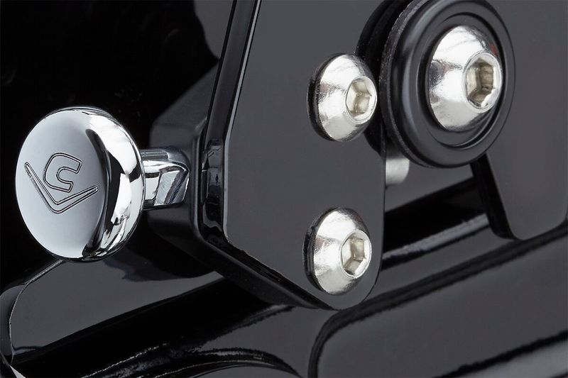 Pakethållare Cobra Ass Detachable Touring 09-upp matt blanksvart