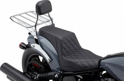 Pakethållare Cobra Softail 00-17 krom