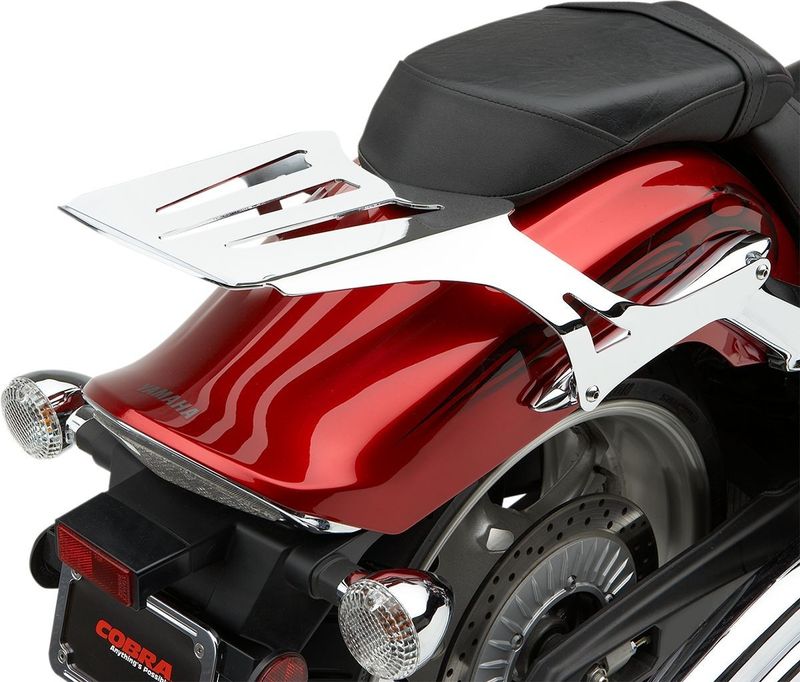 Pakethållare Cobra Formed krom Yamaha 08-17