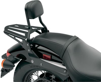 Pakethållare Cobra Sissy Bar svart Yamaha 98-11, Honda 04-19, Kawasaki 96-08