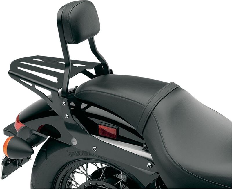 Pakethållare Cobra Sissy Bar svart Yamaha 98-11, Honda 04-19, Kawasaki 96-08