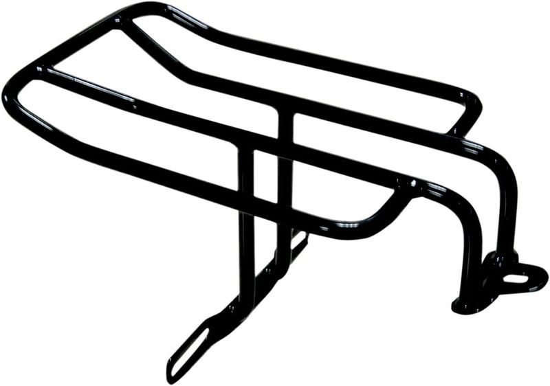Pakethållare skärm Drag Specialties svart Dyna 06-17