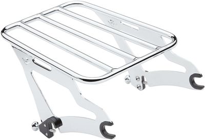 Pakethållare Cobra Detachable Detch krom Touring 09-24, Trike 14-19
