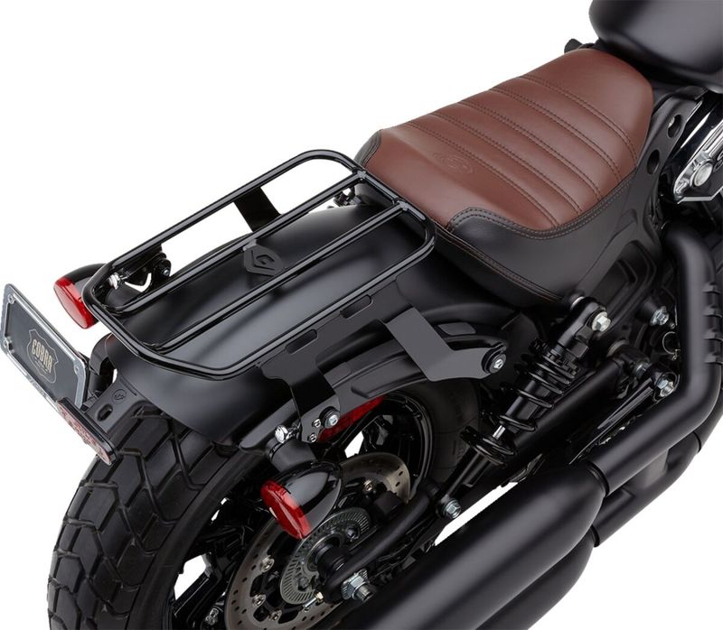 Pakethållare Cobra Ass Detachable Solo Slo svart Indian Bobber 18-24