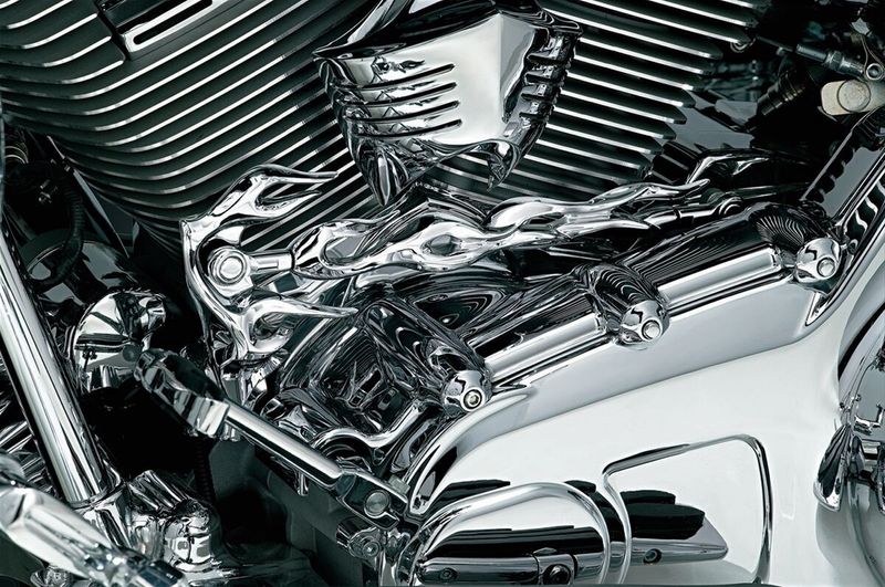 Växelstag Kuryakyn flame H-D 80-upp