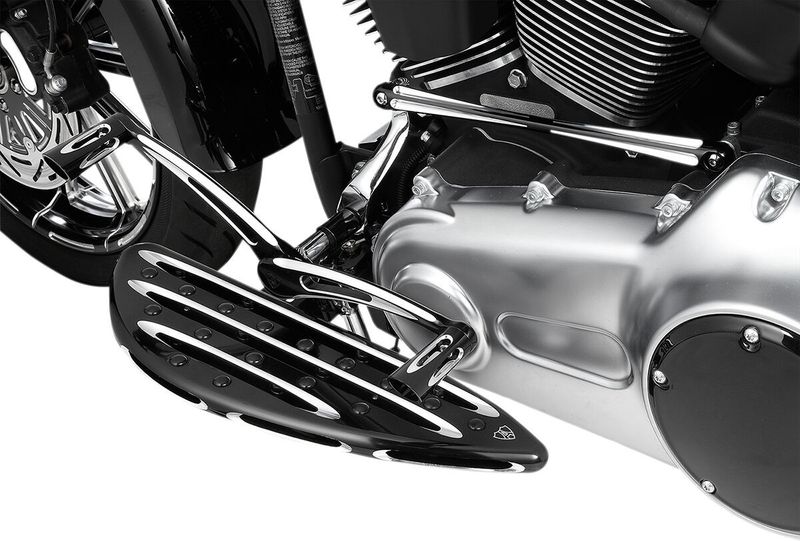 Växelstag Arlen Ness Deep rund svart Softail 86-26
