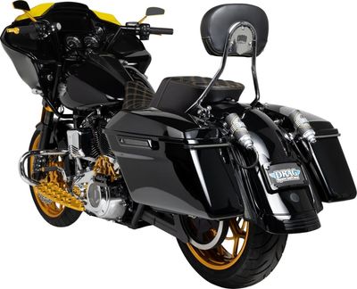 Växelpinne Arlen Ness Fusion räfflad guld