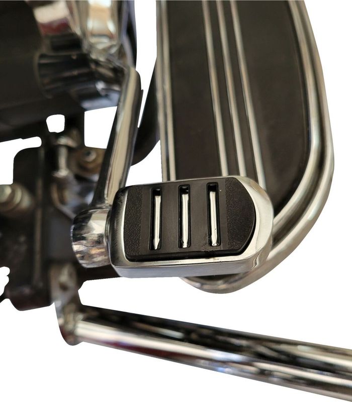 Växelspak fotpinne Drag Specialties Sweeper krom H-D 26-upp