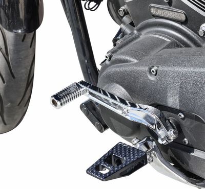 Fotpinne växelspak Thrashin Supply Speedway krom H-D 35-upp