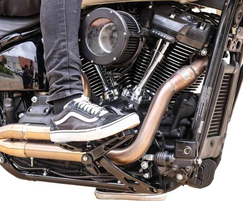 Bromsarm Thrashin Supply billet svart H-D 18-upp