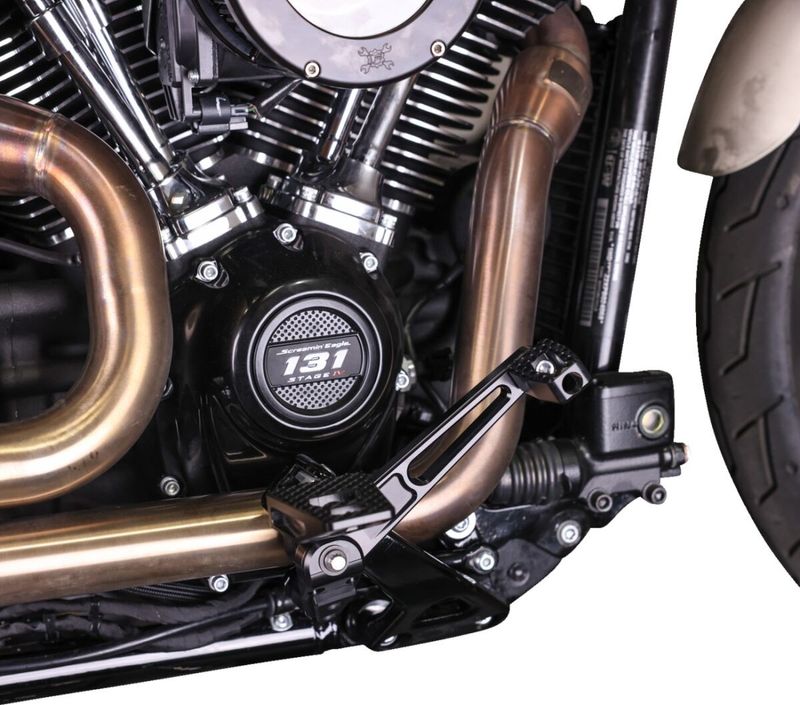 Bromsarm Thrashin Supply billet svart H-D 18-upp