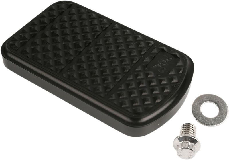 Pedalgummi Thrashin Supply svart H-D 80-upp