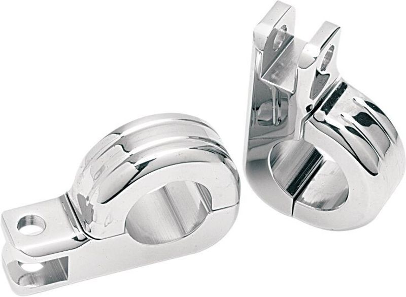 Klamrar fotpinne Drag Specialties Two-Piece krom
