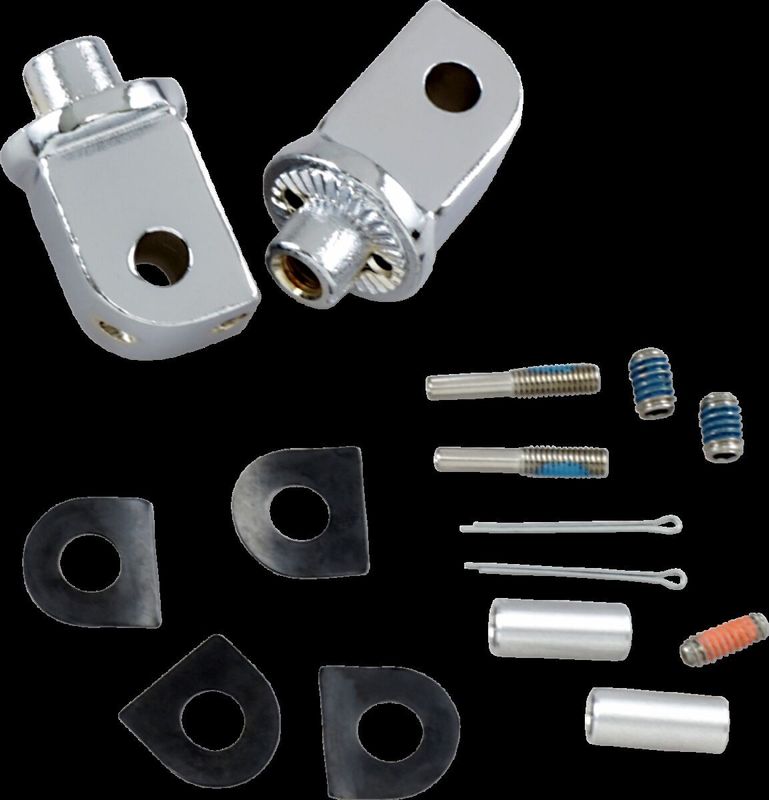 Fästen adapter Kuryakyn krom Yamaha 02-17, Honda 97-07