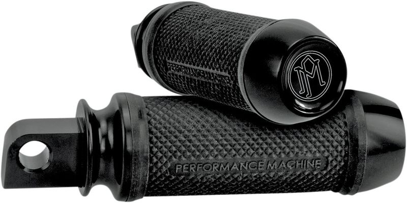 Fotpinnar Performance Machine Elite svart rak H-D 83-12