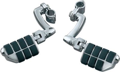 Motorvägspinnar Kuryakyn Longhorn Offset Dually Magnum snabbklammer 1-1/2"