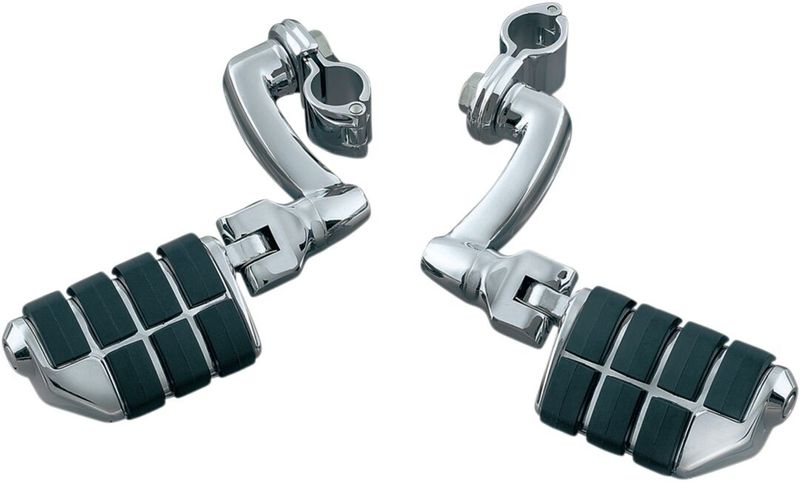 Motorvägspinnar Kuryakyn Longhorn Offset Dually Magnum snabbklammer 1-1/2"