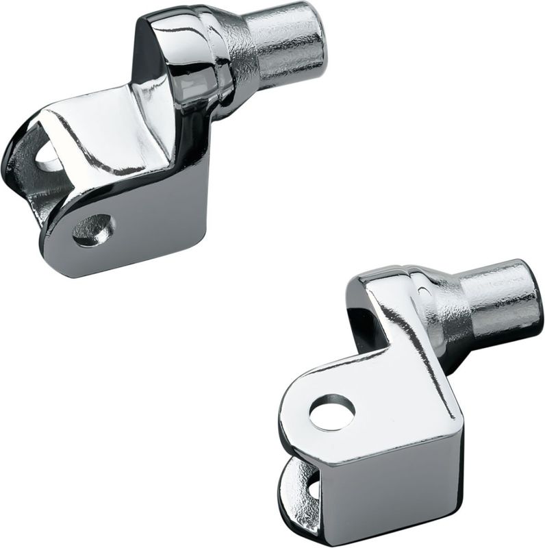 Adapter fotpinne Kuryakyn fram vinklad krom