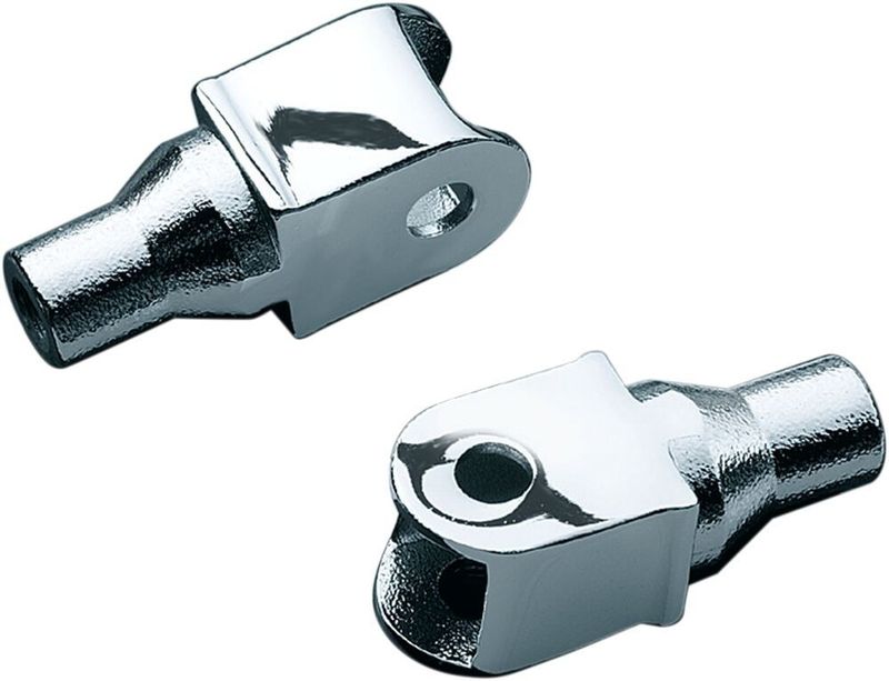 Adaptrar fotpinne Kuryakyn koniska krom Honda 96-17