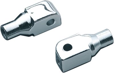 Adaptrar fotpinne Kuryakyn Triumph Yamaha koniska krom