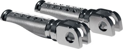 Fotpinnar Emgo Slash-Cut silver Suzuki 92-03