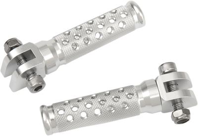 Fotpinnar Emgo Slash-Cut silver Yamaha 89-06