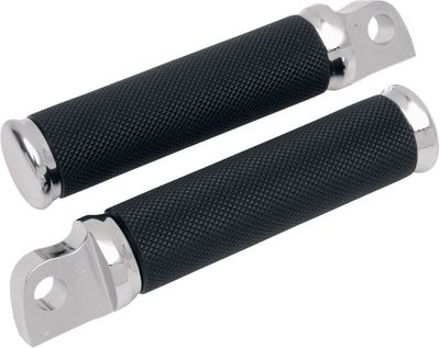Fotpinnar Drag Specialties Hotop krom gummi