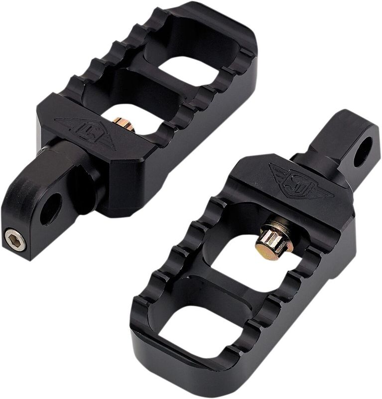 Fotpinnar Joker Machine Serrated Stubby svart