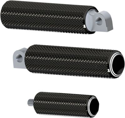Fotpinnar Arlen Ness Fusion Male-Mount dubbel svart H-D 99-24