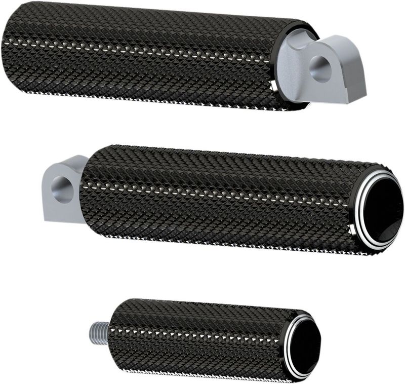 Fotpinnar Arlen Ness Fusion Male-Mount dubbel svart H-D 99-24