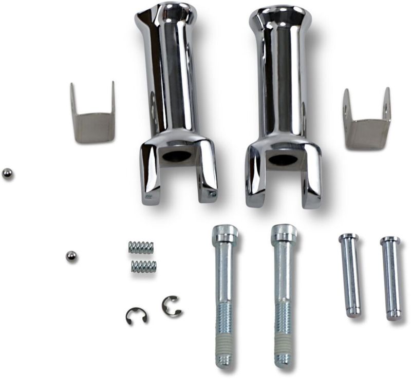 Fäste fotpinne Drag Specialties passagerare Softail 18-24 krom