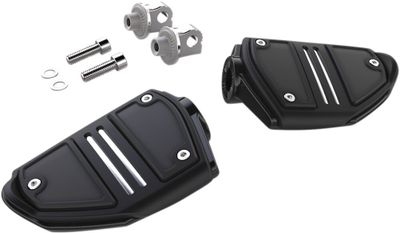 Fotpinnar Ciro Twin Rail med fäste svart Softail 18-upp