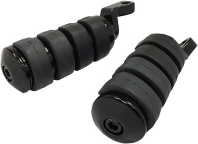 Fotpinnar Drag Specialties svart Sportster 11-22, Softail 08-17, Dyna 16-17