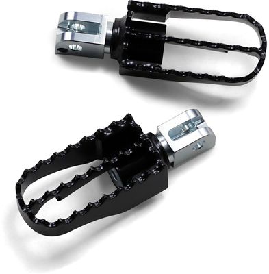 Fotpinnar Burly MX svart Softail with passenger foot