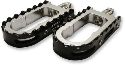 Fotpinnar LA Choppers BMX krom/svart