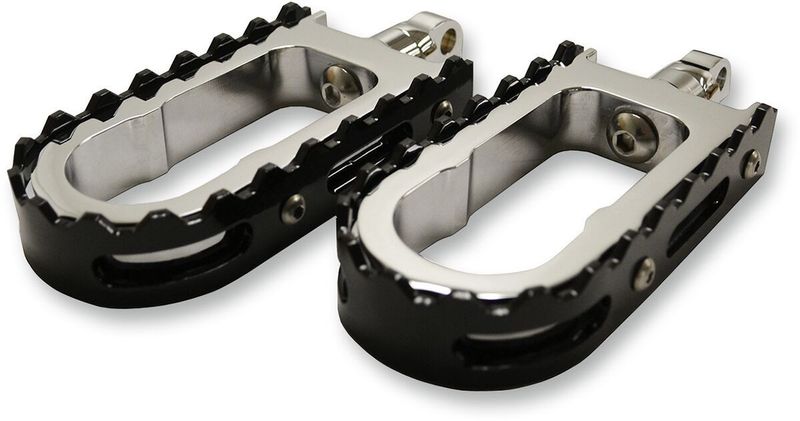 Fotpinnar LA Choppers BMX krom/svart